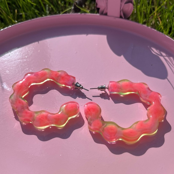 Handmade Y2K Open Hoop Earrings - Picture 16 of 16